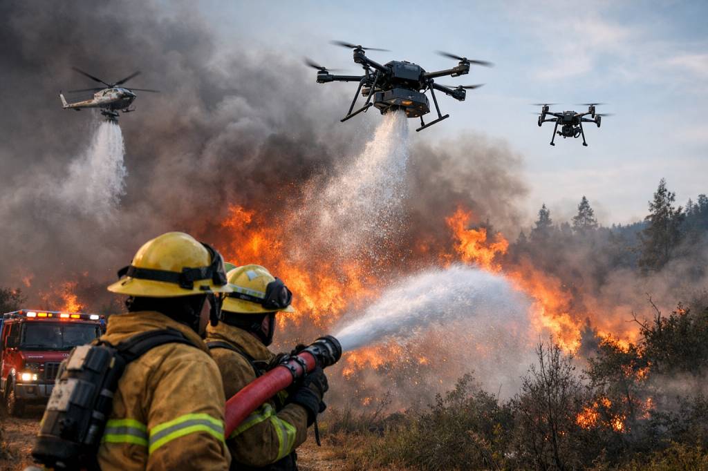 Drone anti incendie : comment les nouvelles technologies transforment la lutte contre les feux
